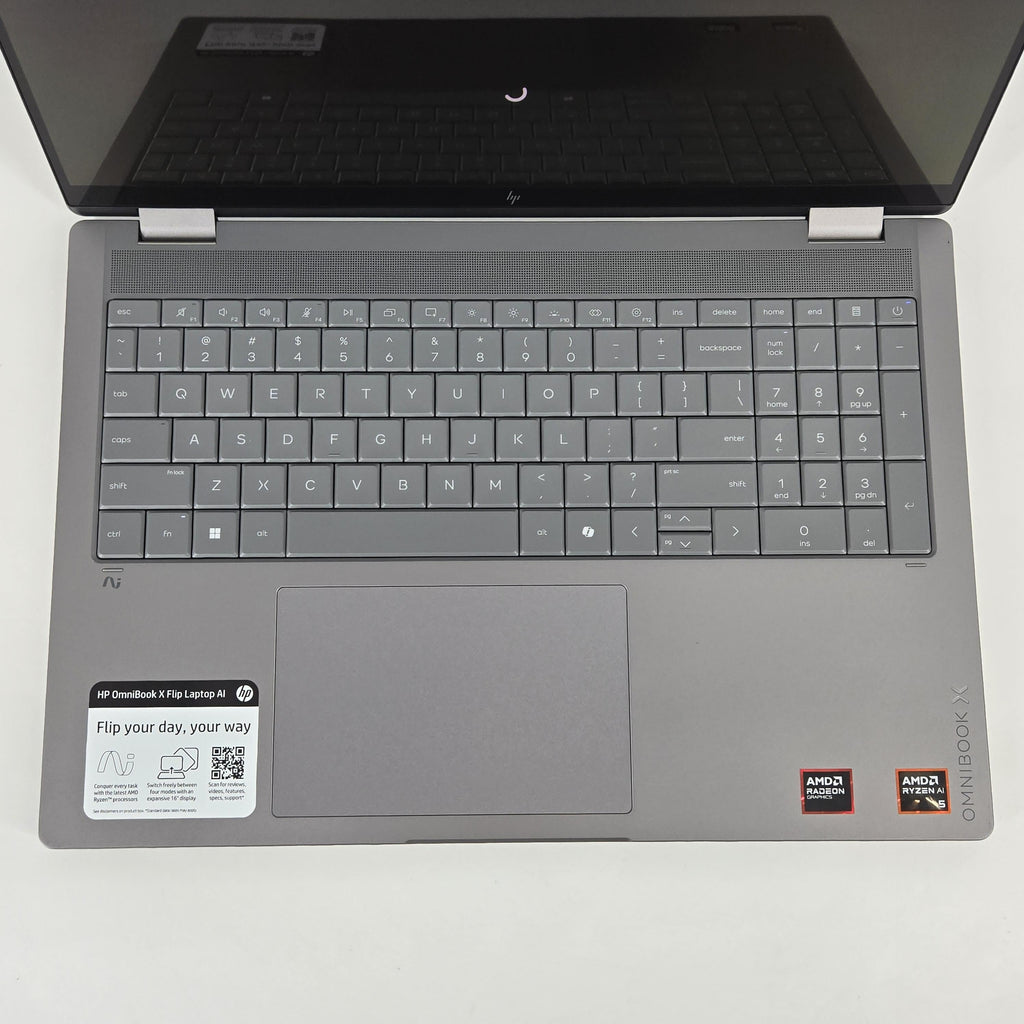HP OmniBook X Flip 16 Eclipse Gray 2.0 GHz AMD Ryzen AI 5 430 16GB RAM 512GB Solid State Drive