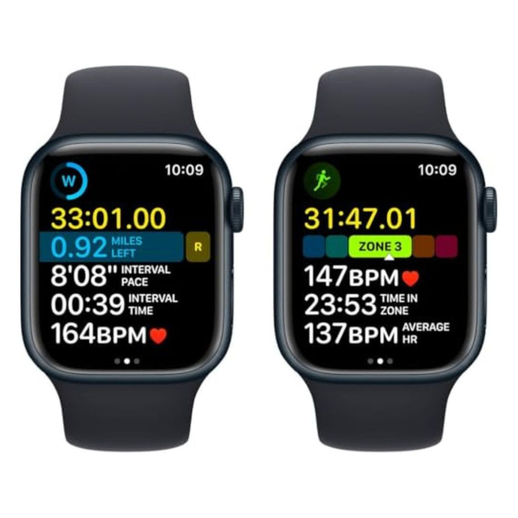 Apple Watch Series 8 [GPS, 41mm] - Midnight Aluminum Case with Midnight Sport Band, M/L