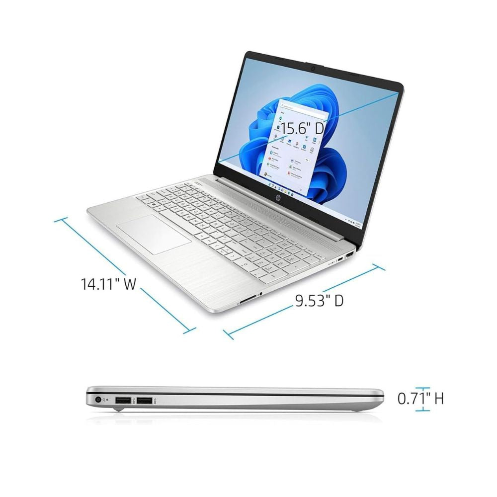 HP Laptop - i7-1255U - Silver - 16GB RAM - 512GB SSD - 15-dy5073dx