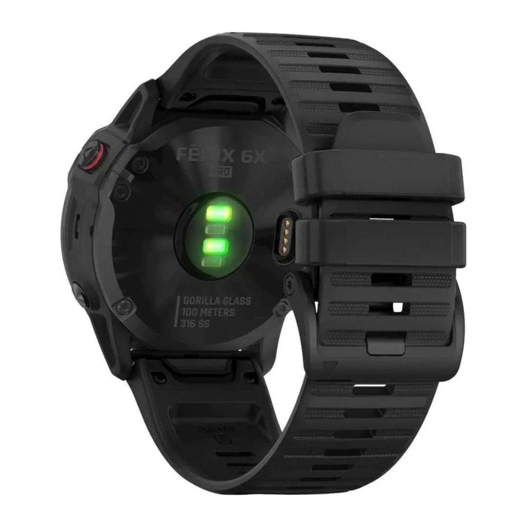 Garmin - fēnix 6X Pro GPS Smartwatch 51mm Fiber-Reinforced Polymer - Black - 010-02157-00