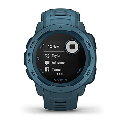 Garmin - Instinct Smartwatch Fiber-Reinforced Polymer - Lakeside Blue - 010-02064-04