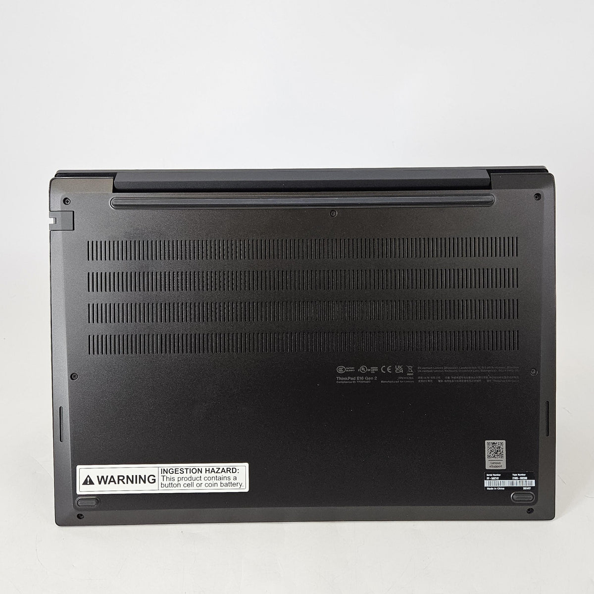 Lenovo ThinkPad E16 Gen 2 Black 2.9 GHz AMD Ryzen 5 7535U 16GB RAM 512GB Solid State Drive