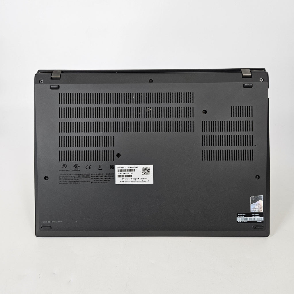 Lenovo ThinkPad P14s Gen 4 Black 3.3 GHz AMD Ryzen 7 Pro 7840U 32GB RAM 512GB Solid State Drive