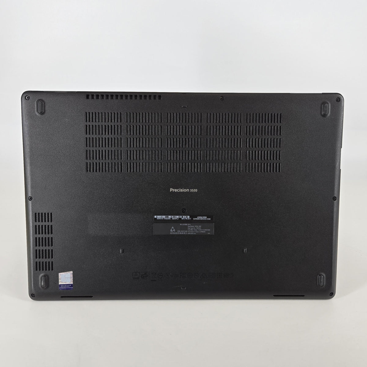 Dell Precision 3520 15.6 Black 2.8 GHz Intel Core i5 7th Gen. 16GB RAM 512GB Solid State Drive NVIDIA Quadro M620 2 GB