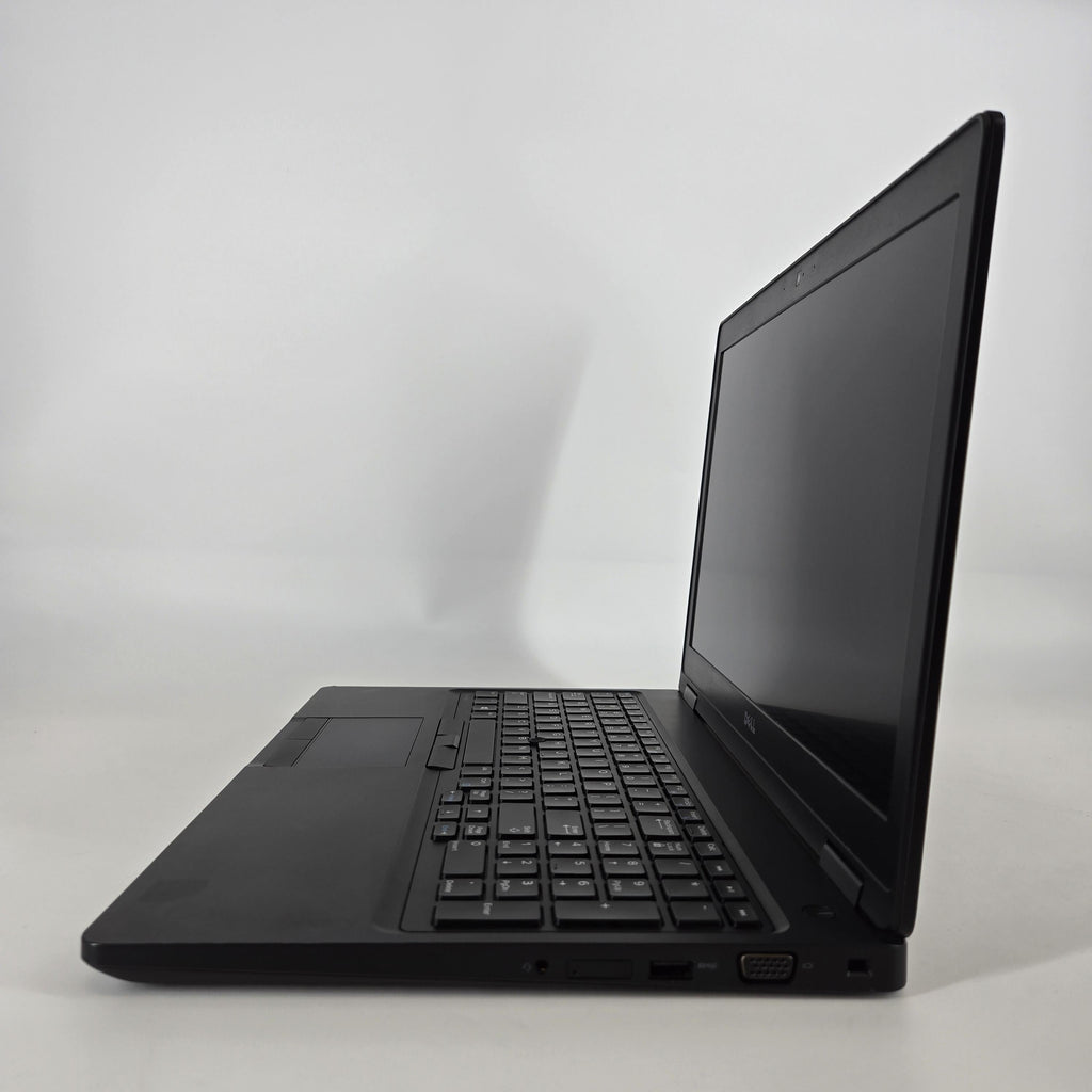 Dell Precision 3520 15.6 Black 2.8 GHz Intel Core i5 7th Gen. 16GB RAM 512GB Solid State Drive NVIDIA Quadro M620 2 GB