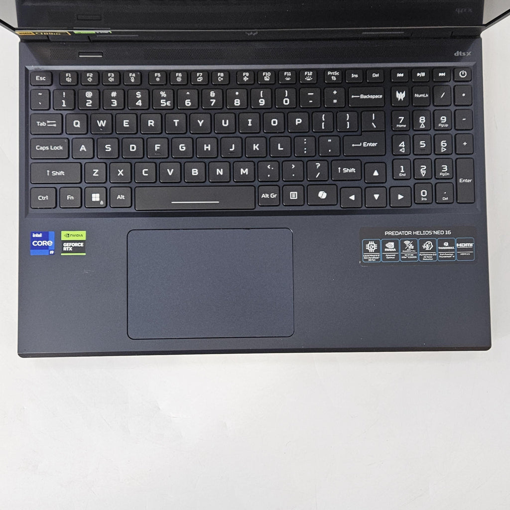 Acer Predator Helios Neo 16 16 Blue 2.2 GHz Intel Core i9 14th Gen. 32GB RAM 1TB Solid State Drive NVIDIA GeForce RTX 4060 8 GB