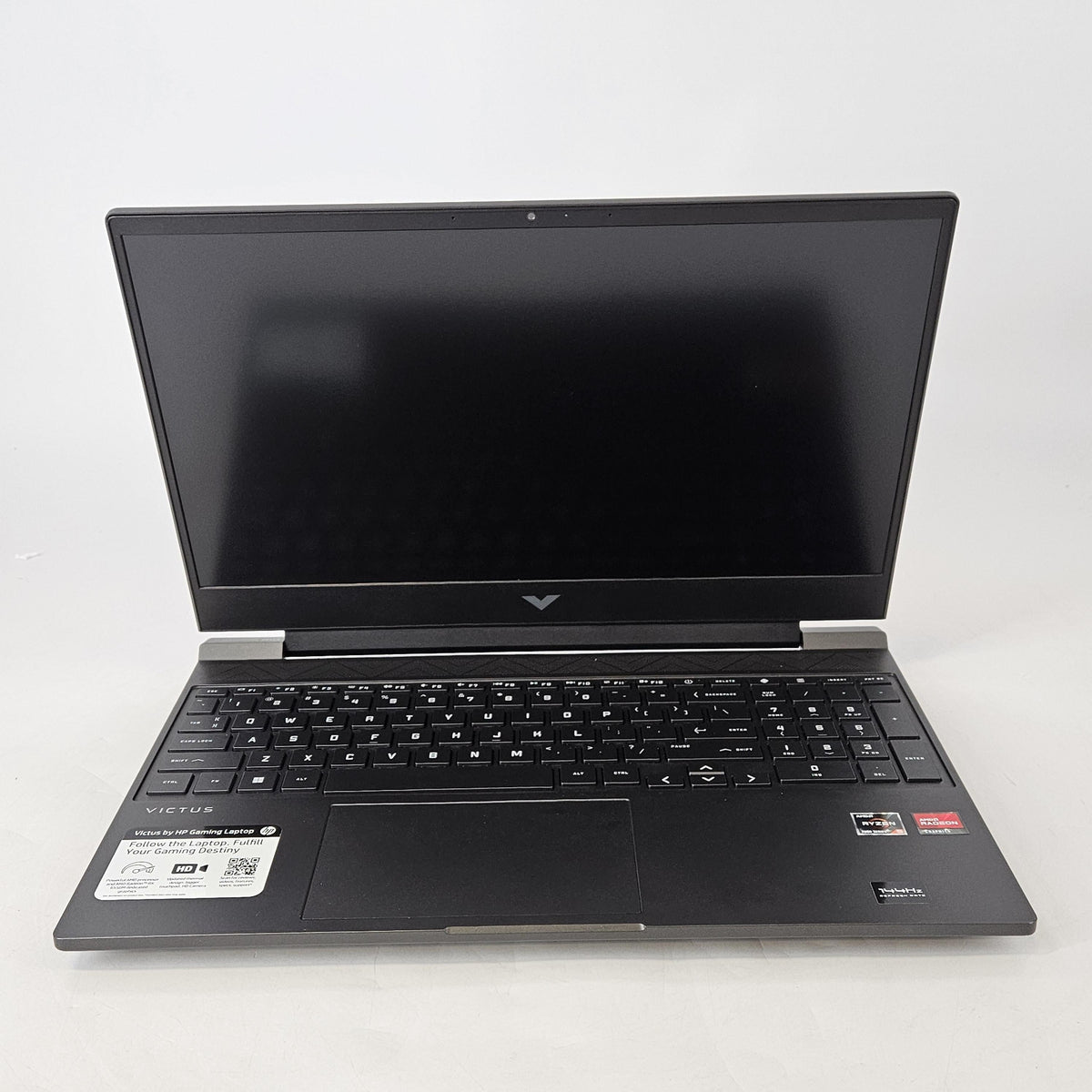 HP Victus 15.6 Black 3.3 GHz AMD Ryzen 5 7535HS 32GB RAM 512GB Solid State Drive AMD Radeon RX 6550M 4 GB