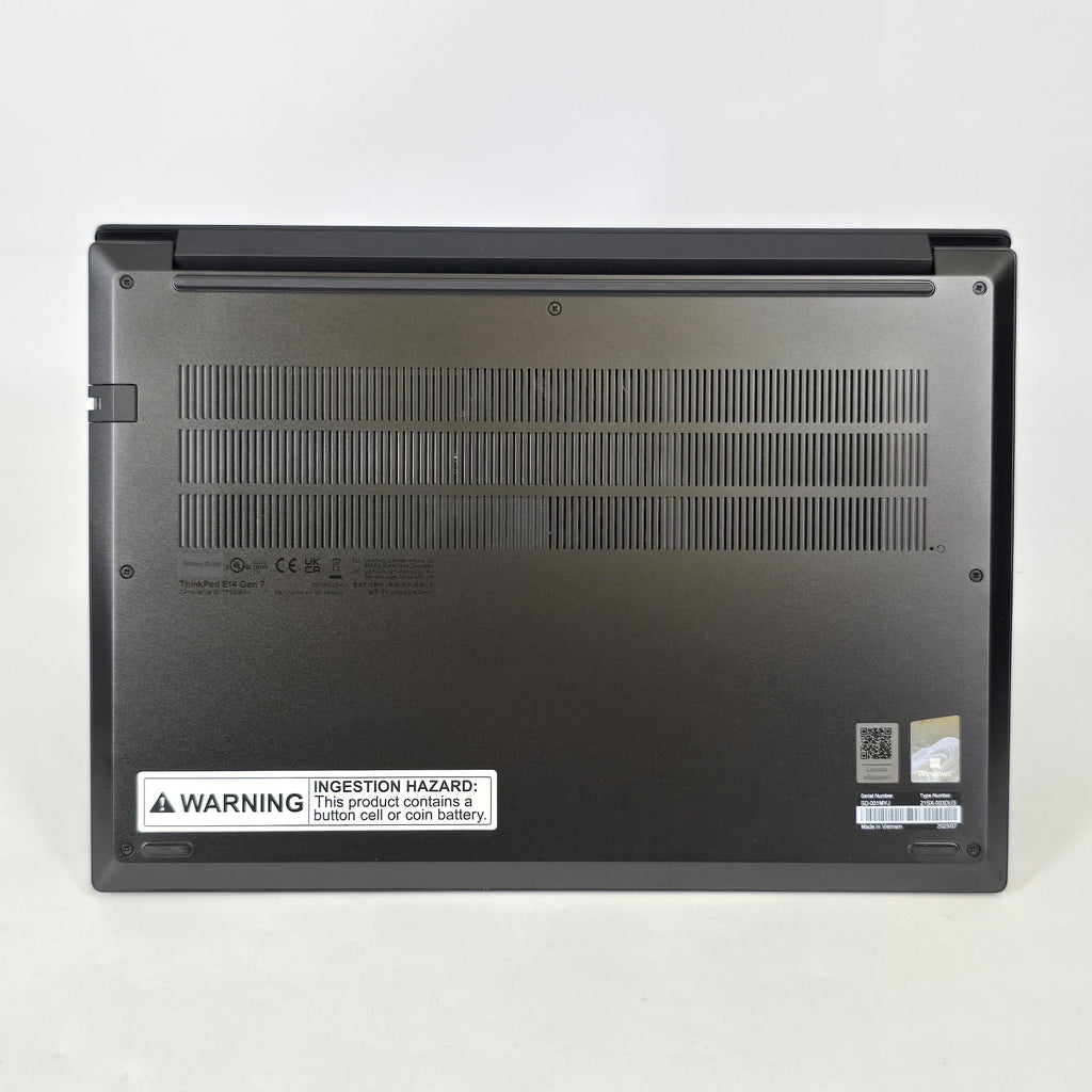 Lenovo ThinkPad E14 Gen 7 Black 1.5 GHz Intel Core Ultra 5 Series 2 16GB RAM 256GB Solid State Drive