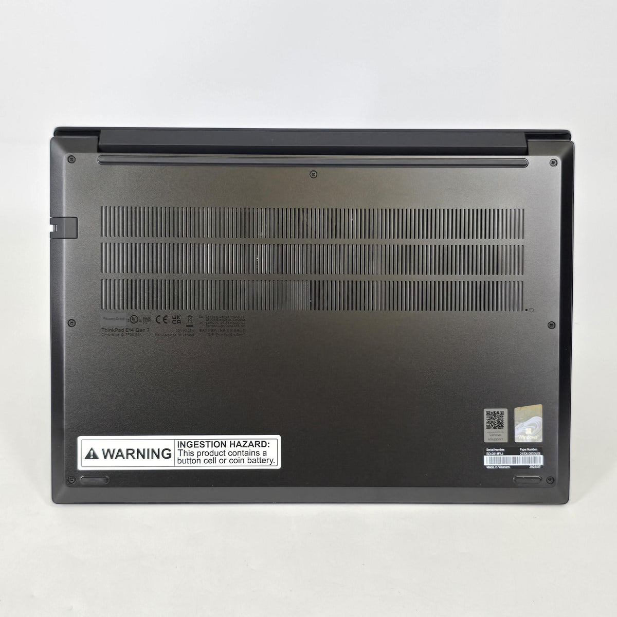 Lenovo ThinkPad E14 Gen 7 Black 1.5 GHz Intel Core Ultra 5 Series 2 16GB RAM 256GB Solid State Drive