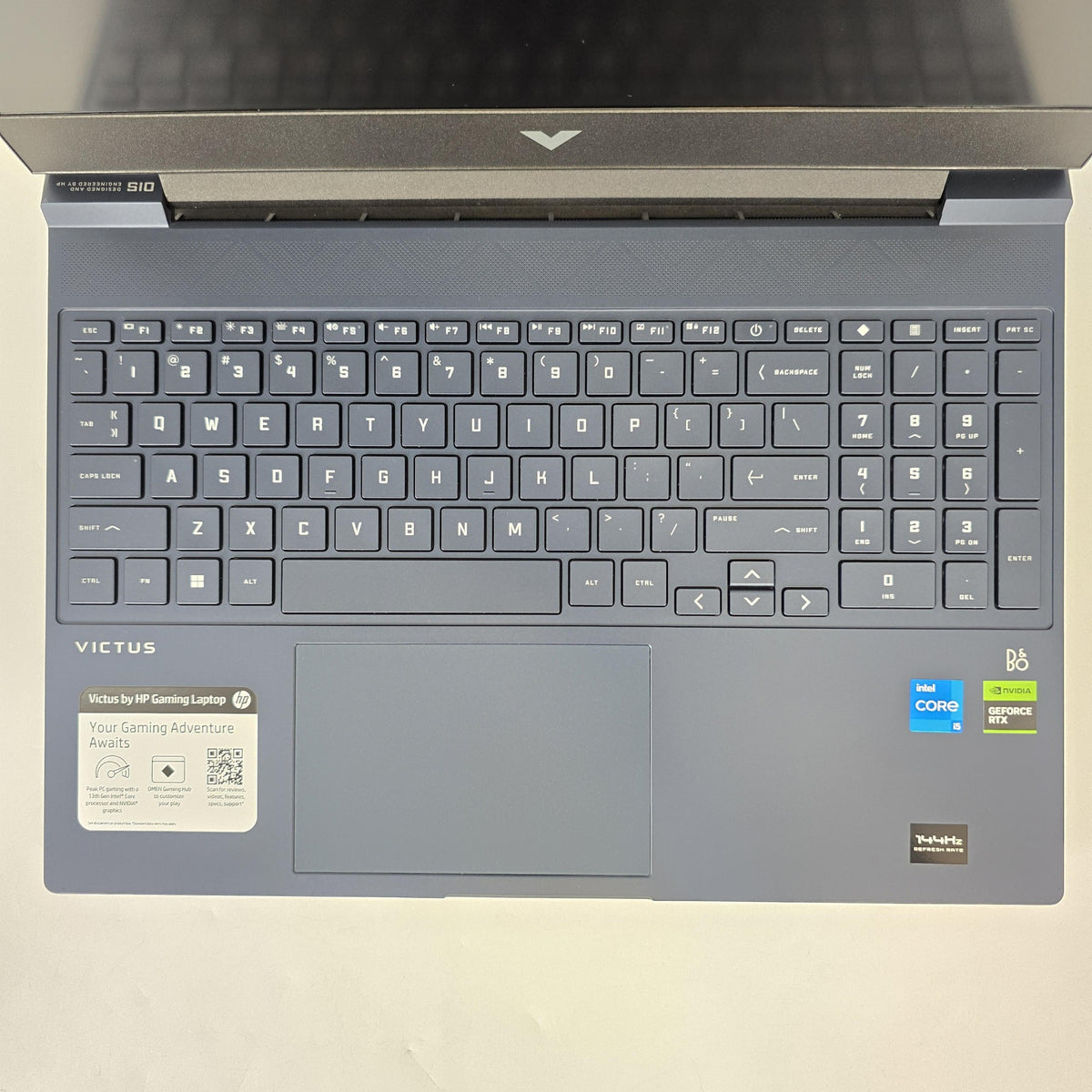 HP Victus 15.6 Blue 2.1 GHz Intel Core i5 13th Gen. 32GB RAM 512GB Solid State Drive NVIDIA GeForce RTX 3050 6 GB