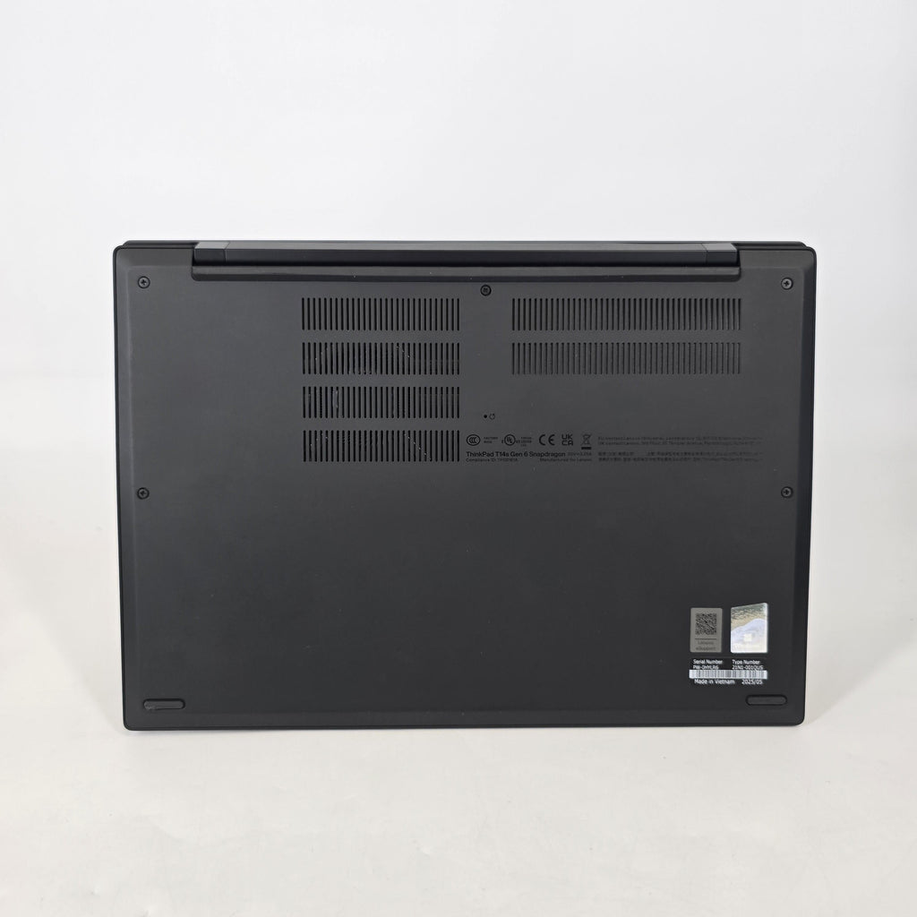Lenovo ThinkPad T14s Gen 6 Black 3.42 GHz Qualcomm Snapdragon X Elite 32GB RAM 1TB Solid State Drive