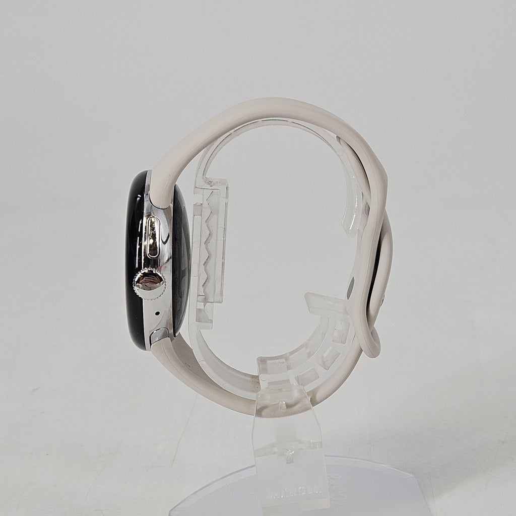 Google Pixel Watch 4 41mm Polished Silver Unlocked 32GB