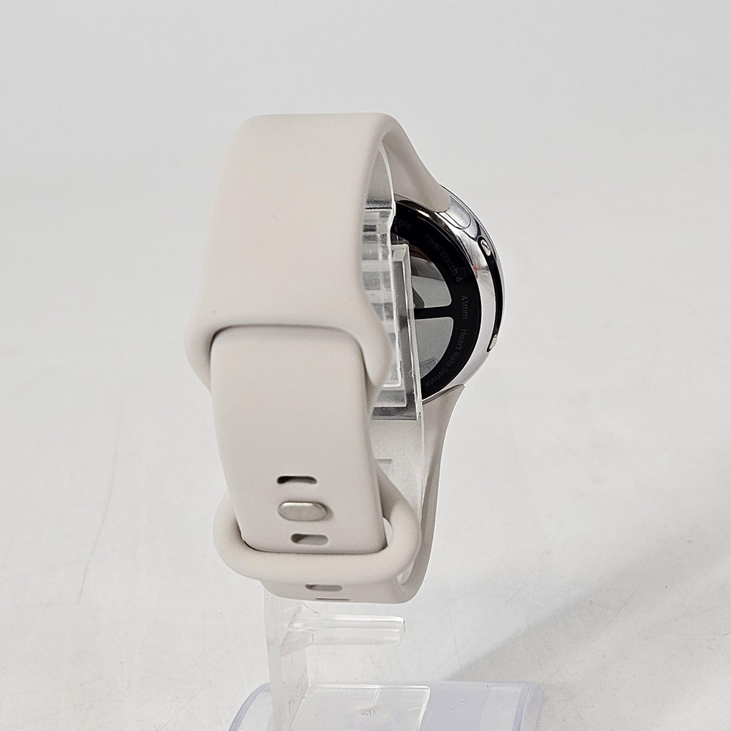 Google Pixel Watch 4 41mm Polished Silver Unlocked 32GB