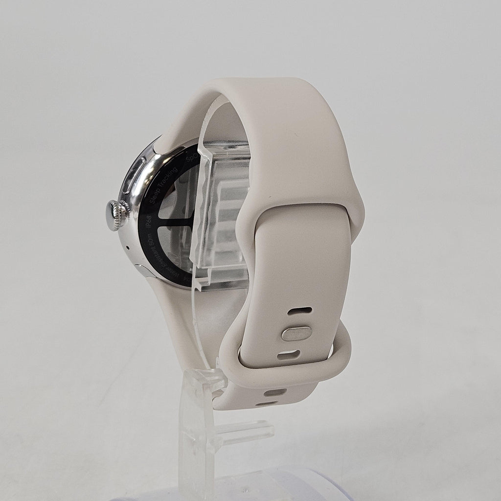 Google Pixel Watch 4 41mm Polished Silver Unlocked 32GB