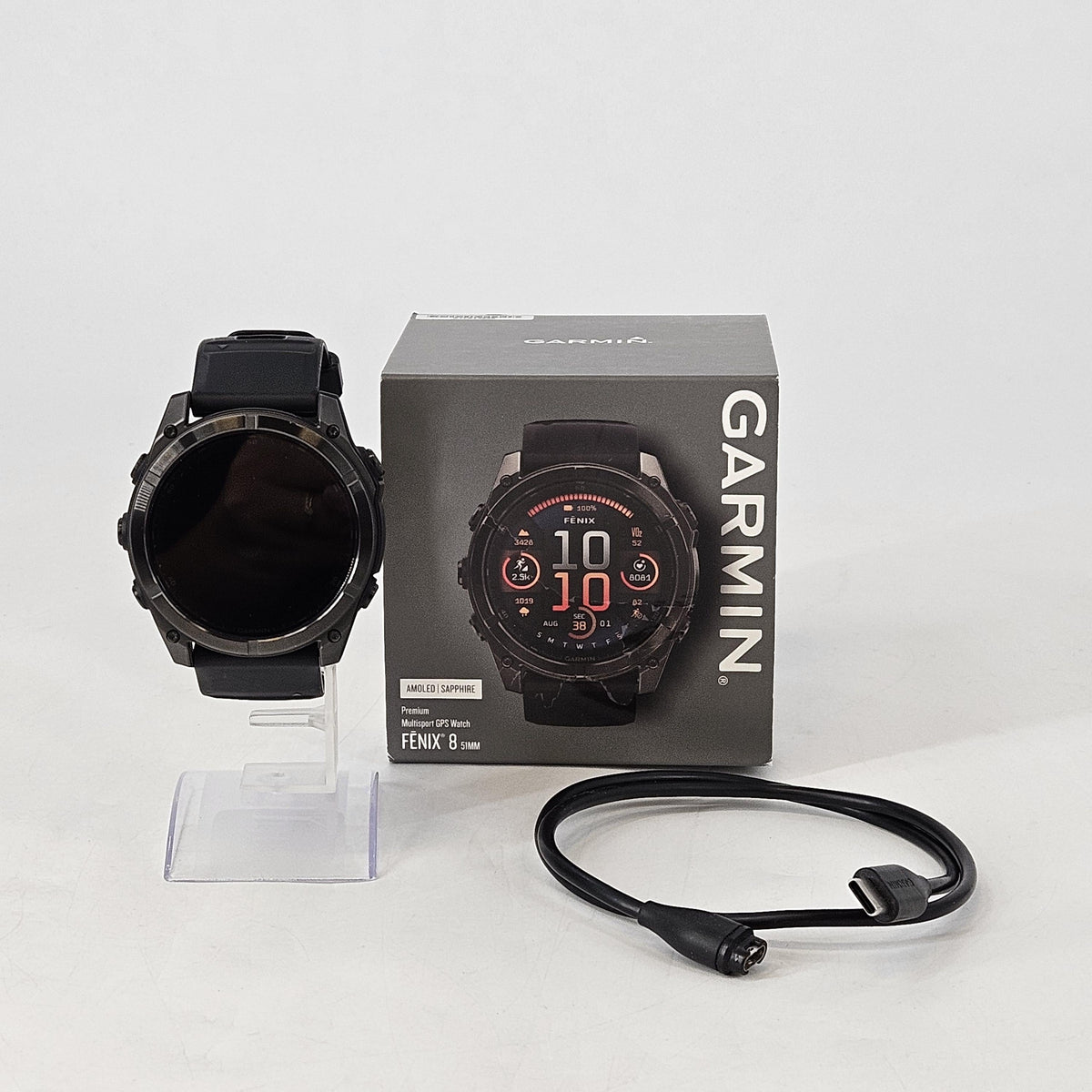 Garmin Fenix 8 AMOLED Sapphire Edition 51mm Gray GPS