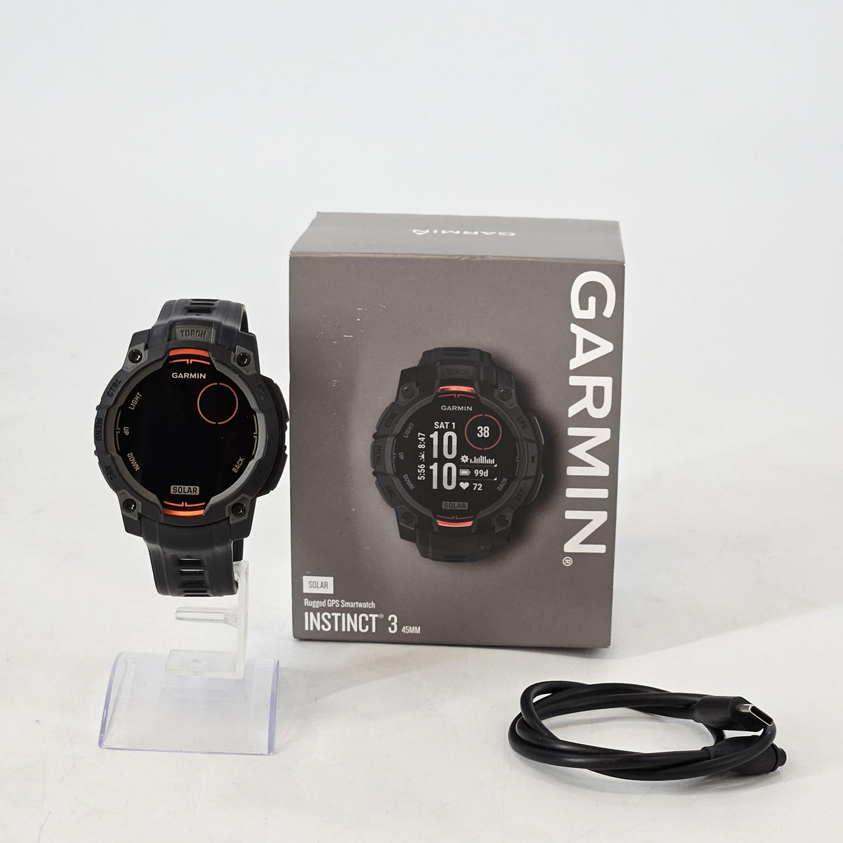 Garmin Instinct 3 Solar 45mm Black GPS