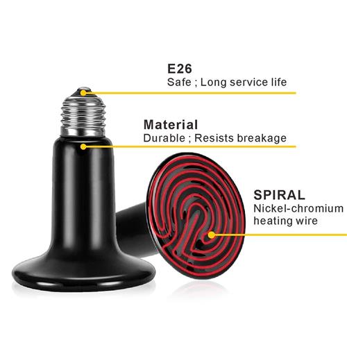 Heating Set (Lamp + Heat Emitter 75W)