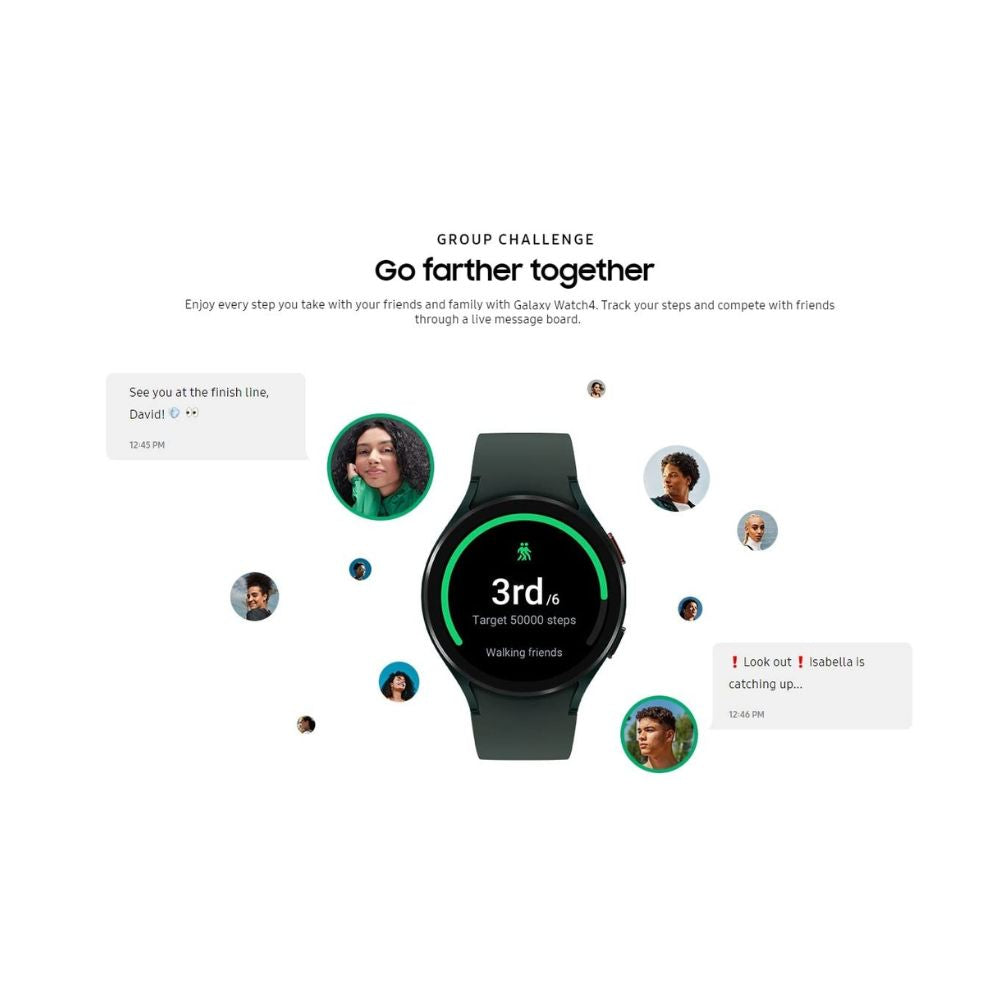 Unlocked Samsung Galaxy Watch 44mm LTE - Green Aluminum - SM-R875UZGAXAA