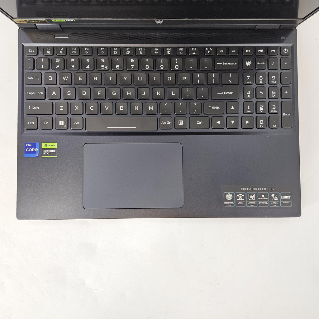 Acer Predator Helios 16 16 Blue 2.2 GHz Intel Core i9 13th Gen. 32GB RAM 1TB Solid State Drive 1TB Solid State Drive NVIDIA GeForce RTX 4080 12 GB
