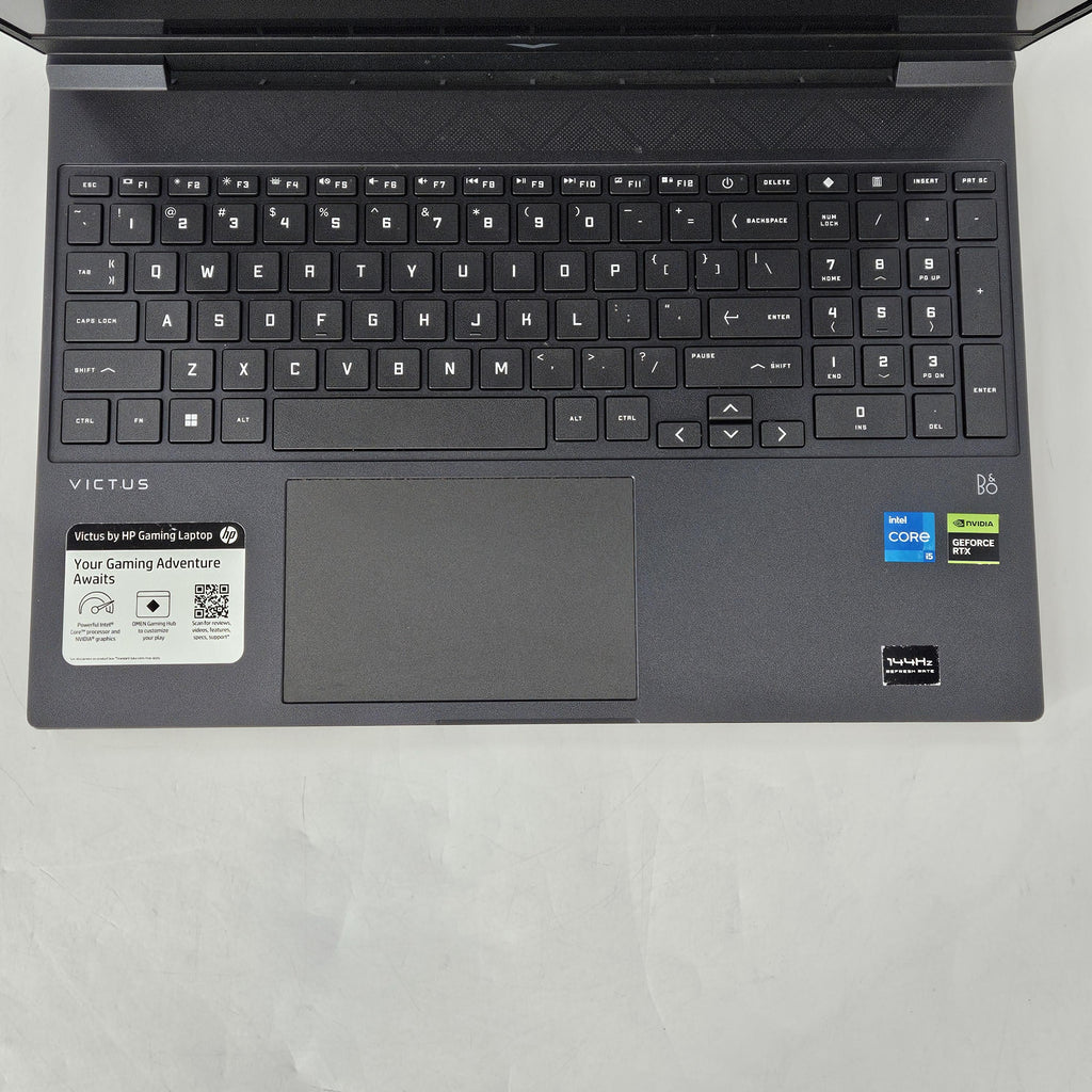 HP Victus 15.6 Black 2.1 GHz Intel Core i5 13th Gen. 16GB RAM 512GB Solid State Drive NVIDIA GeForce RTX 4050 6 GB