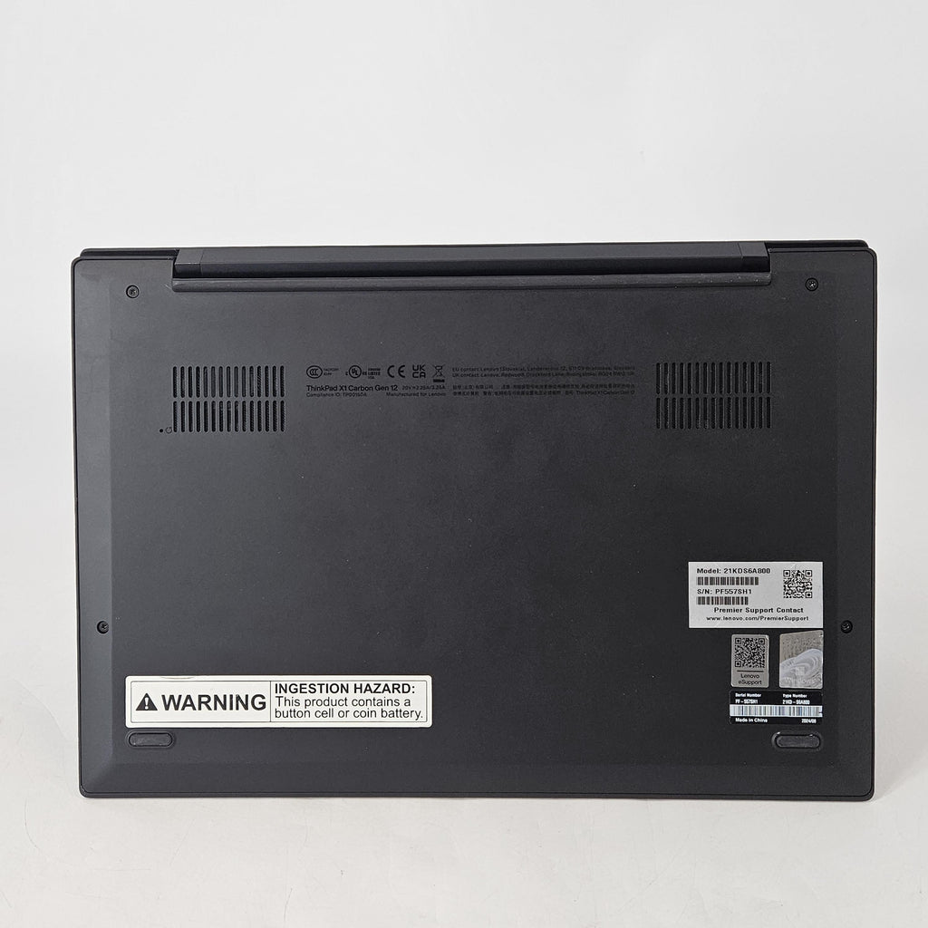 Lenovo ThinkPad X1 Carbon Gen 12 14 Black 1.7 GHz Intel Core Ultra 7 32GB RAM 1TB Solid State Drive
