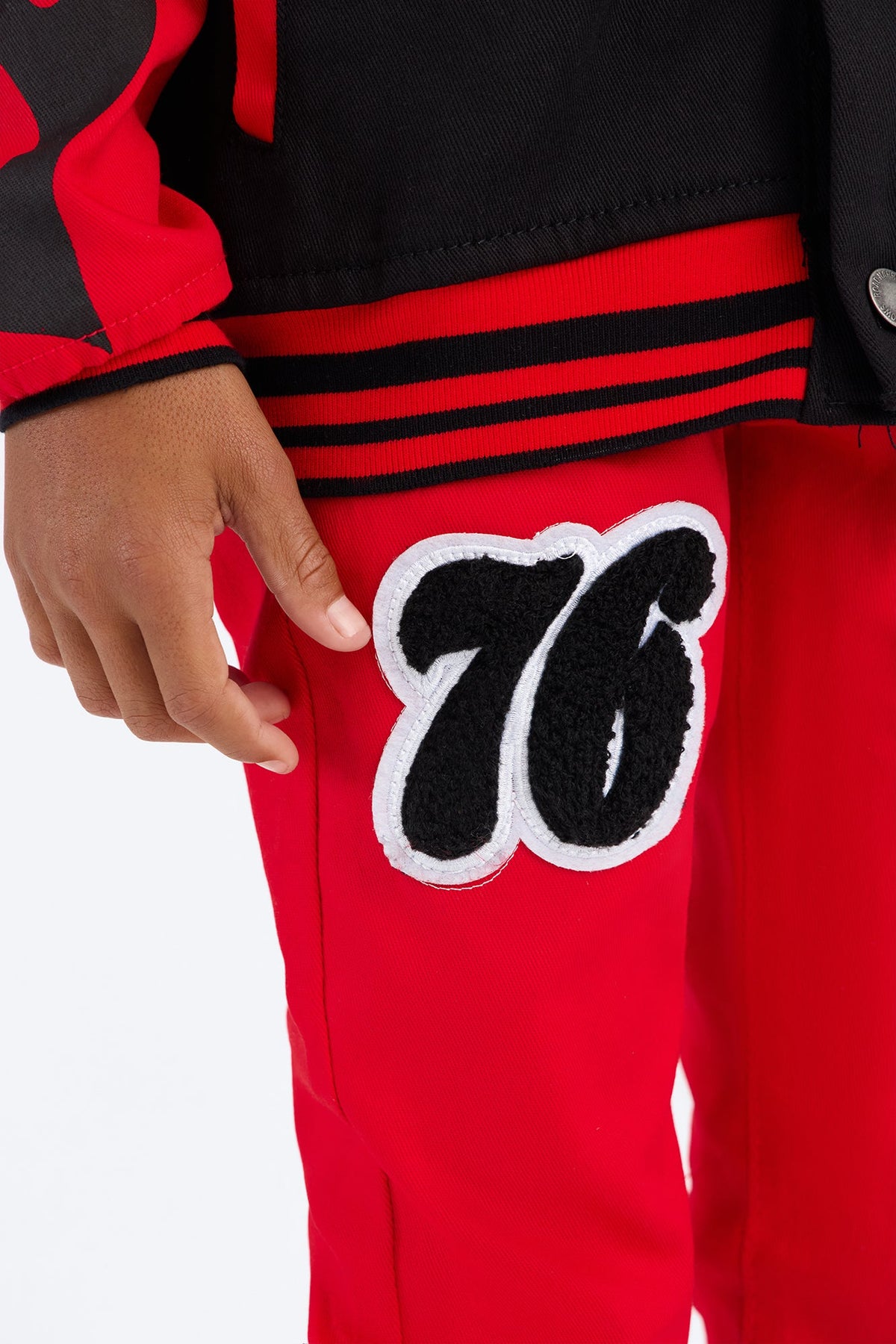 Mini Rebel Things Skinny Jeans - Red