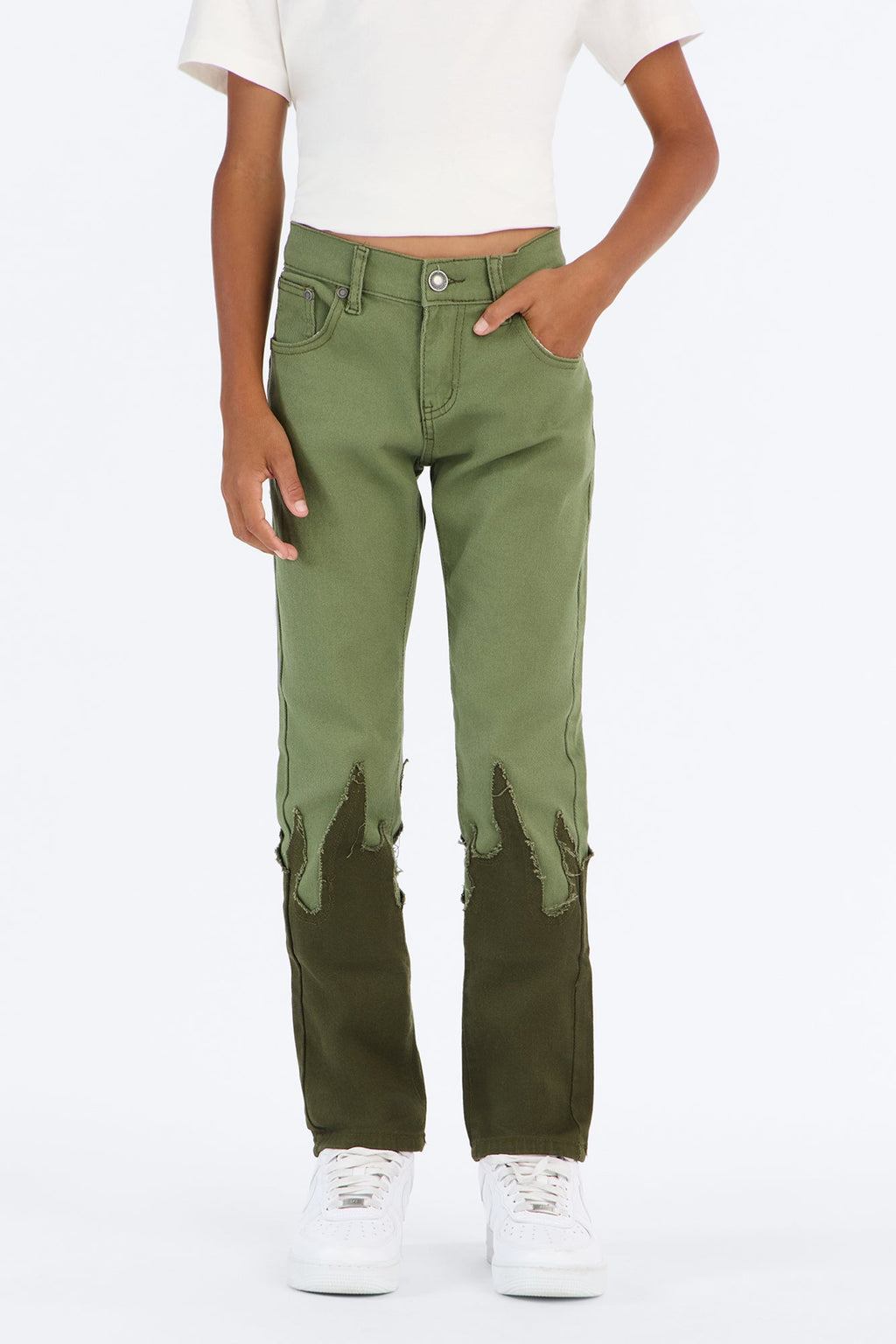 Mini So Fire Skinny Jeans - Olive