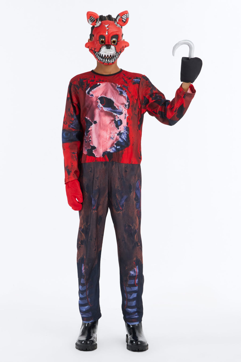 Mini Nightmare Foxy Costume - Red/combo