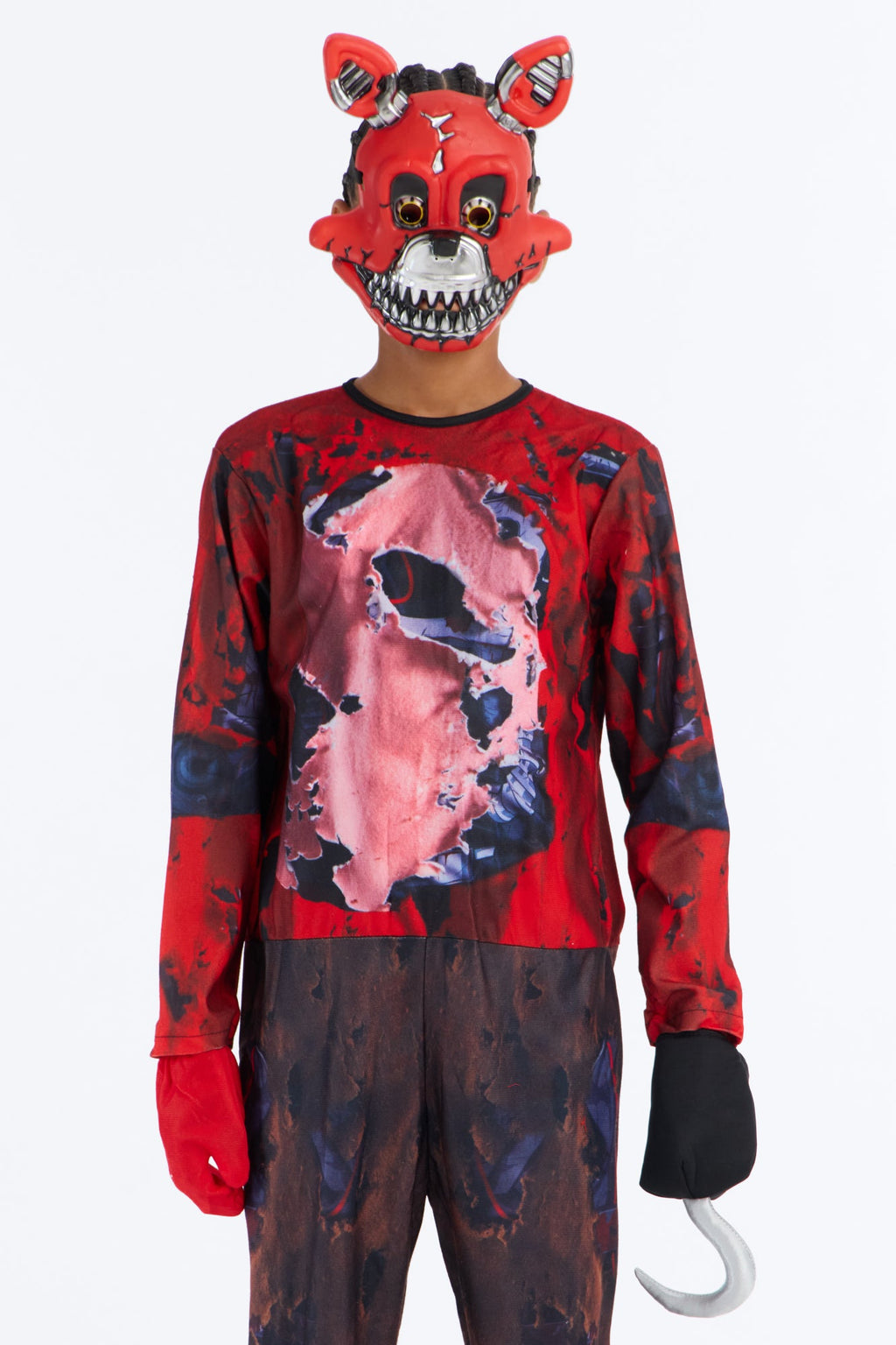 Mini Nightmare Foxy Costume - Red/combo