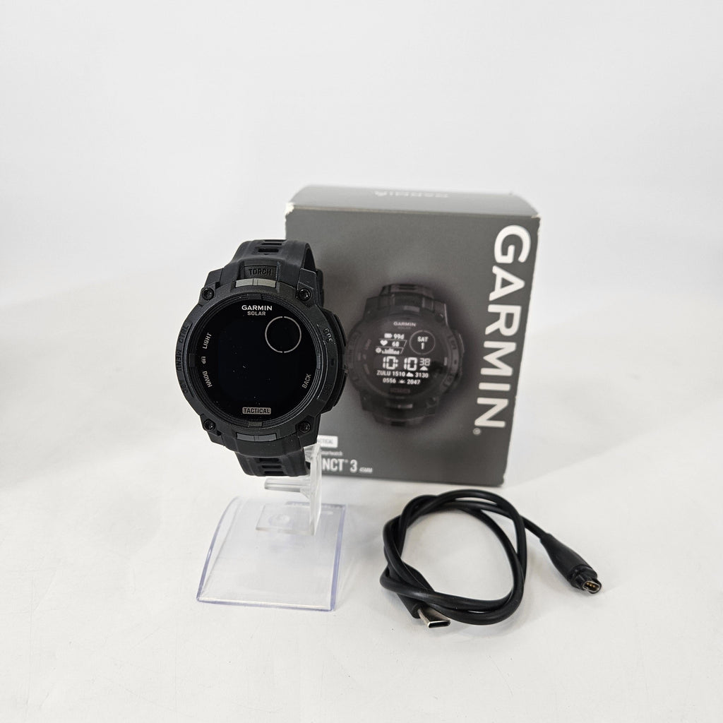 Garmin Instinct 3 Solar Tactical Edition 45mm Black GPS