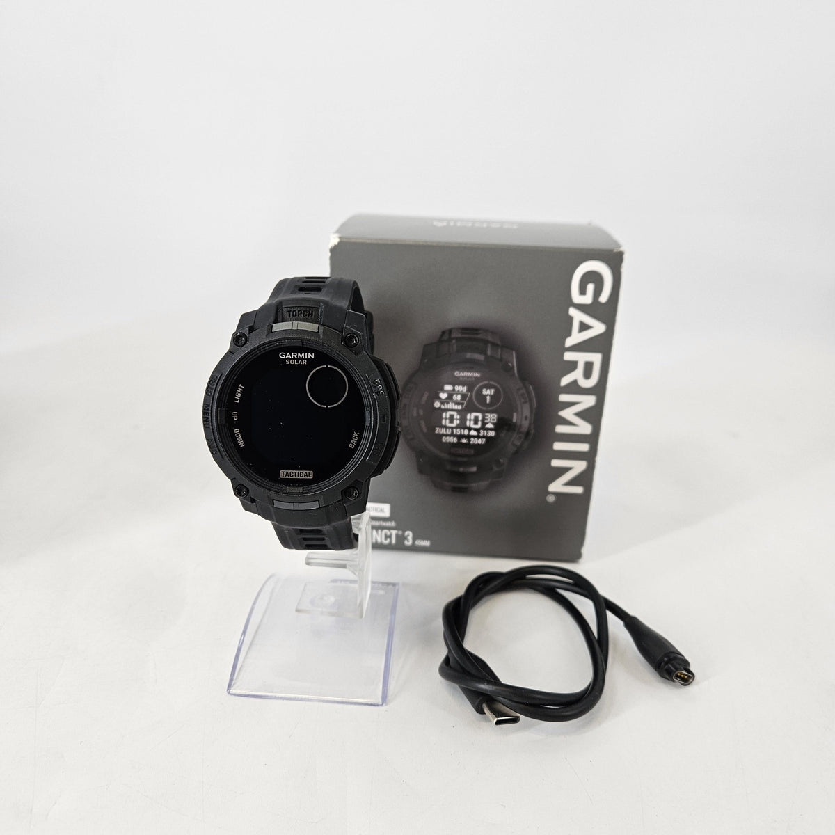 Garmin Instinct 3 Solar Tactical Edition 45mm Black GPS