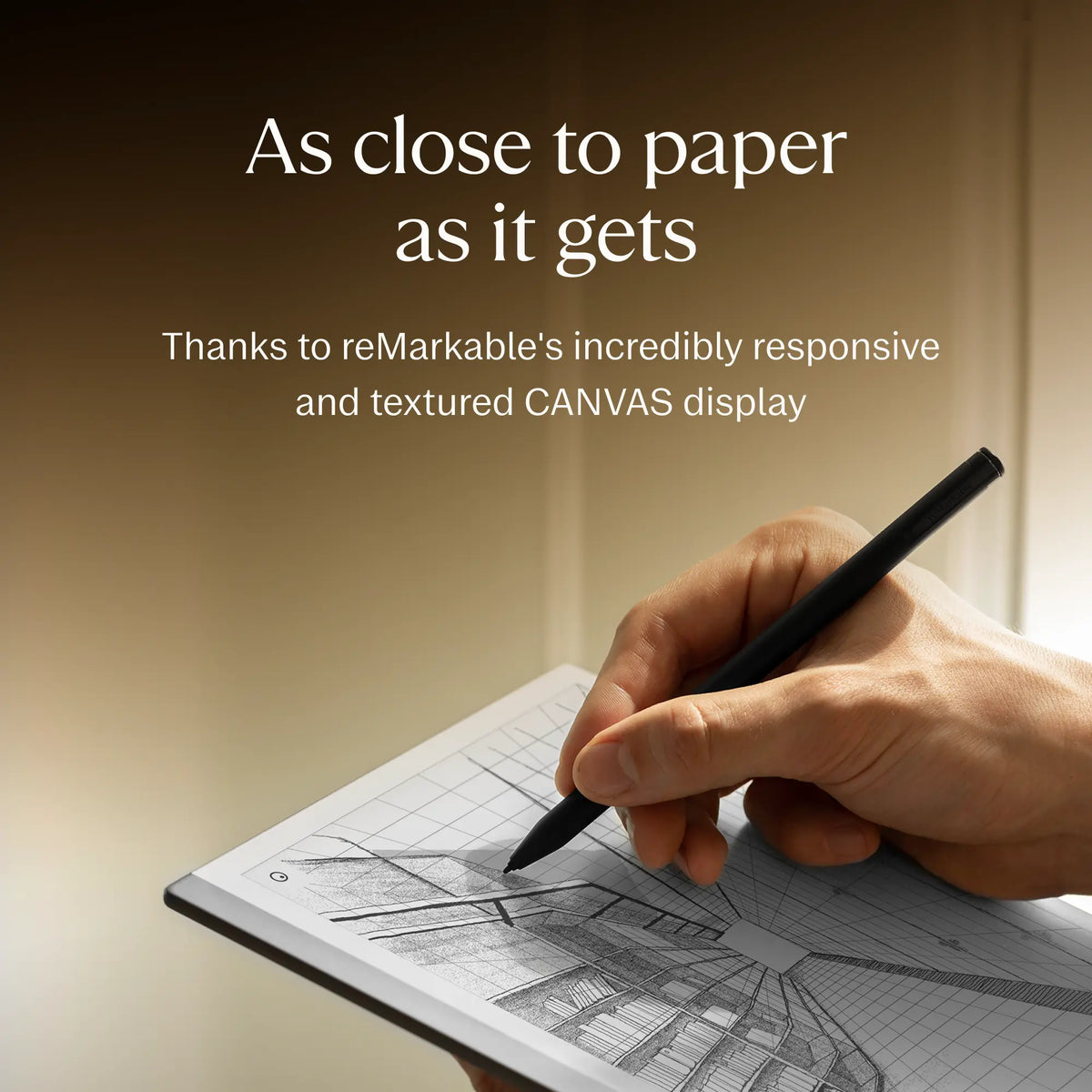 reMarkable 2 - 10.3" Paper Tablet with Marker Plus and Premium Leather Book Folio - Black