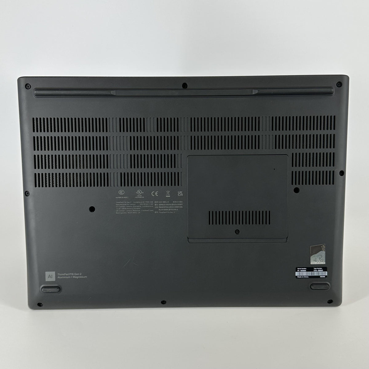 Lenovo ThinkPad P16 Gen 2 Gray 2.2 GHz Intel Core i9 13th Gen. 32GB RAM 1TB Solid State Drive NVIDIA RTX 2000 Ada 8 GB