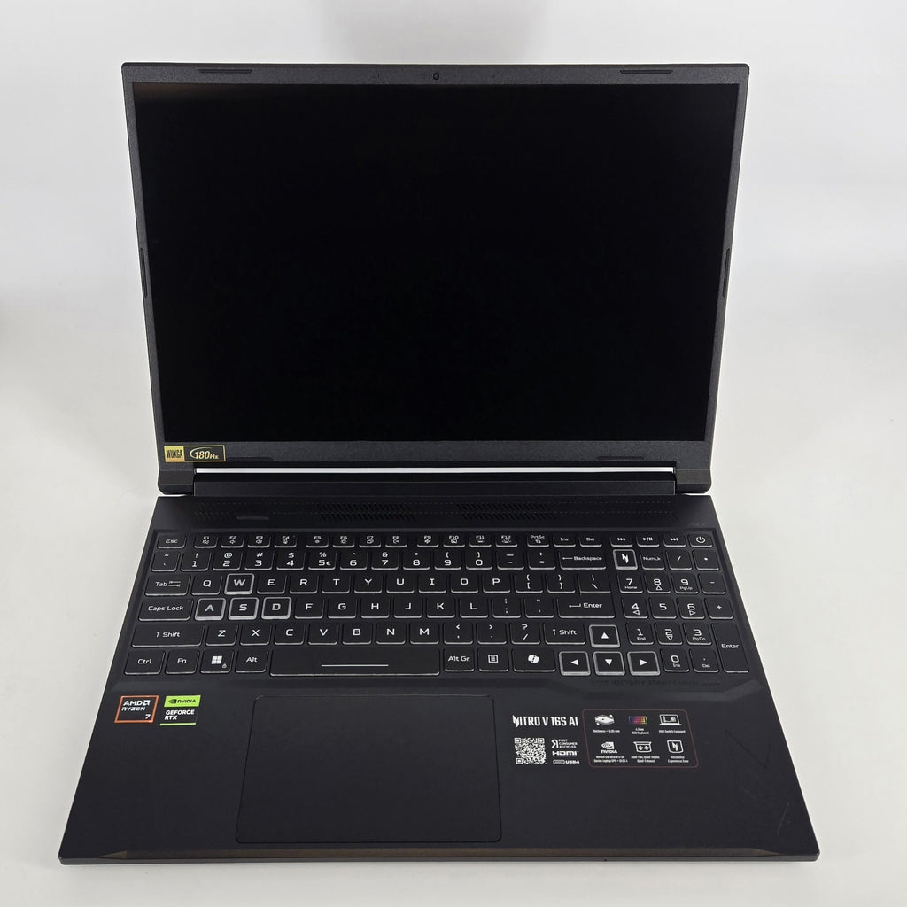 Acer Nitro V 16 AI Black 3.8 GHz AMD Ryzen 7 260 32GB RAM 1TB Solid State Drive NVIDIA GeForce RTX 5060 8 GB