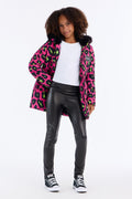Mini Always Around Faux Leather Legging - Black