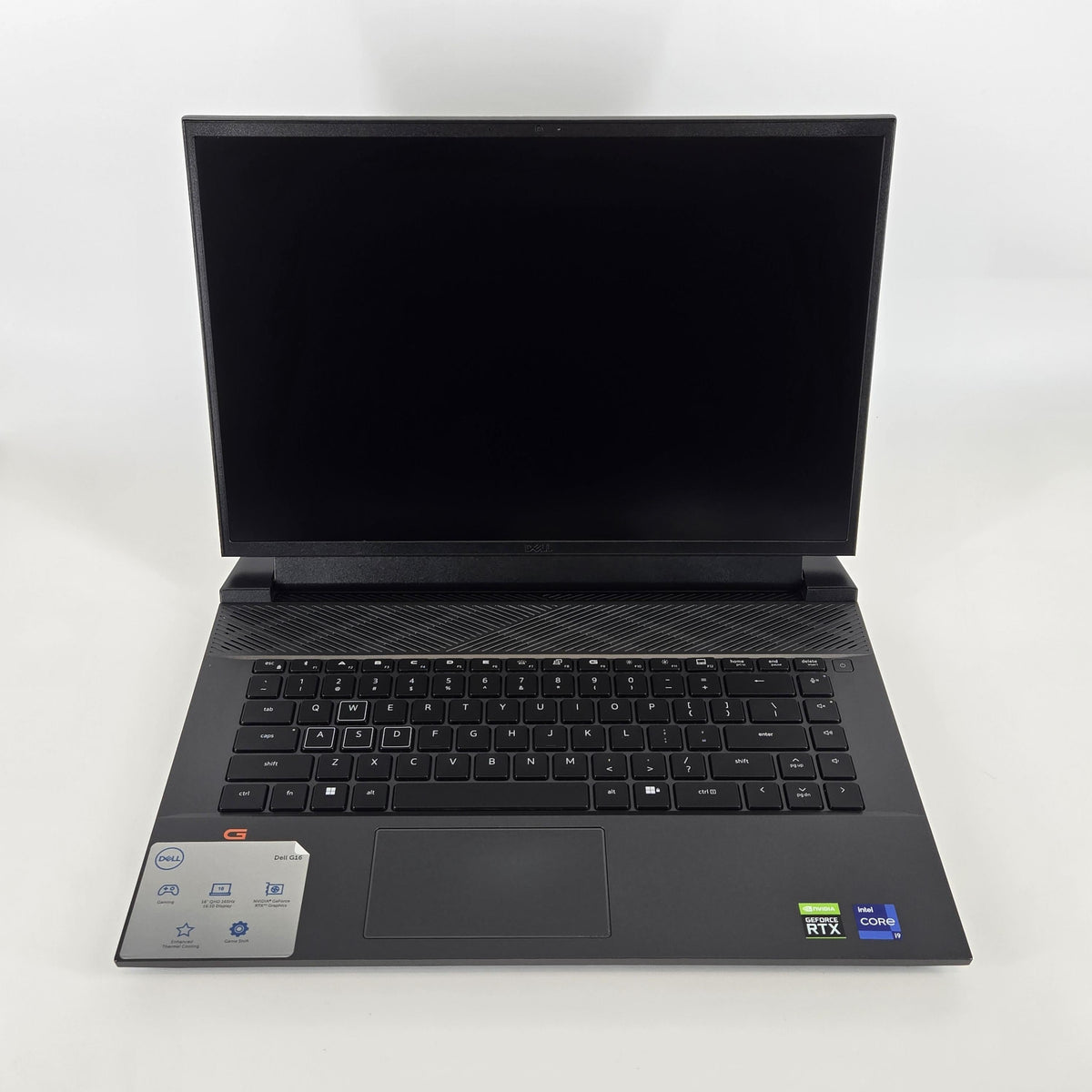 Dell G16 7620 Black 2.5 GHz Intel Core i9 12th Gen. 16GB RAM 1TB Solid State Drive NVIDIA GeForce RTX 3070 8 GB
