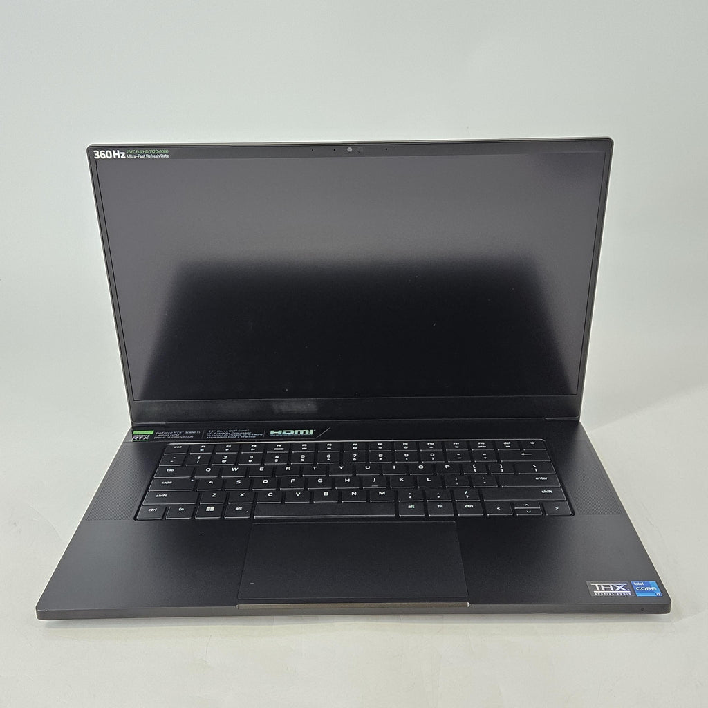 Razer Blade 15 2022 Black 2.4 GHz Intel Core i7 12th Gen. 32GB RAM 1TB Solid State Drive NVIDIA GeForce RTX 3080 Ti 16 GB
