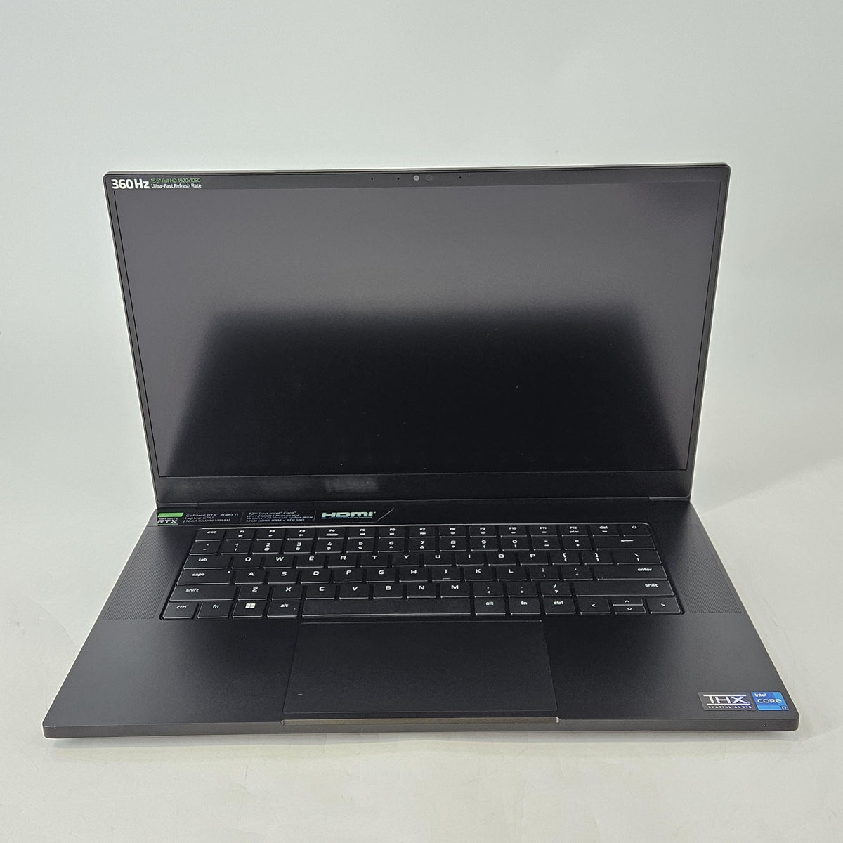 Razer Blade 15 2022 Black 2.4 GHz Intel Core i7 12th Gen. 32GB RAM 1TB Solid State Drive NVIDIA GeForce RTX 3080 Ti 16 GB