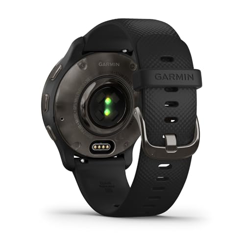 Garmin - Venu 2 Plus GPS Smartwatch 43 mm Fiber-reinforced polymer - Slate - 010-02496-01