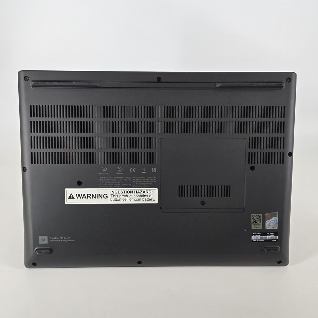Lenovo ThinkPad P16 Gen 2 Gray 2.1 GHz Intel Core i7 14th Gen. 32GB RAM 1TB Solid State Drive NVIDIA RTX 1000 Ada 6 GB