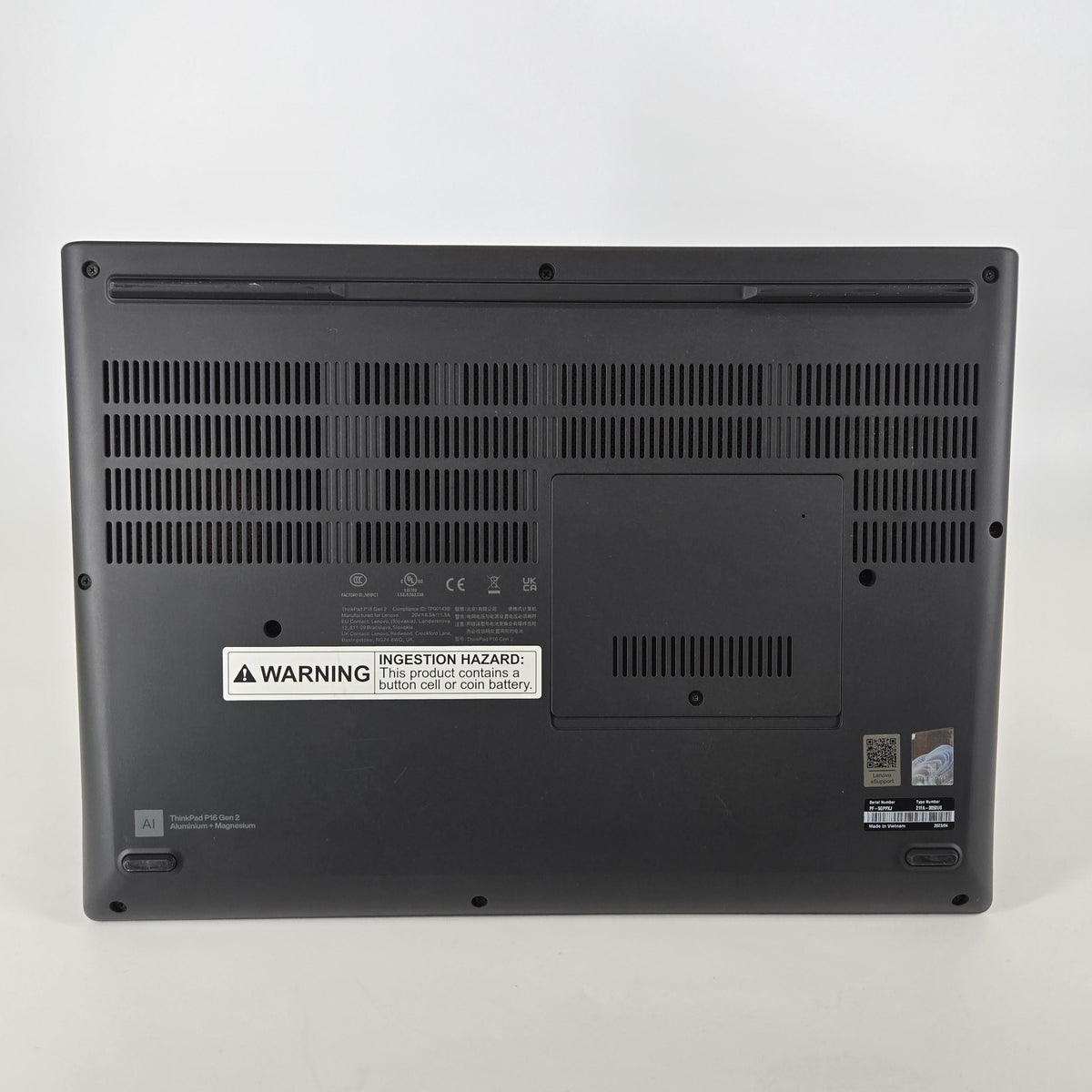 Lenovo ThinkPad P16 Gen 2 Gray 2.1 GHz Intel Core i7 14th Gen. 32GB RAM 1TB Solid State Drive NVIDIA RTX 1000 Ada 6 GB