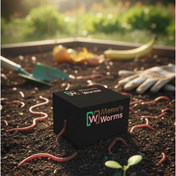 Bulk Composting Worm Mix - Pure Red Wigglers and European Nightcrawlers - FREE SHIPPING