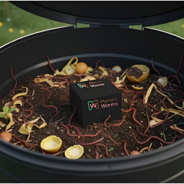 Bulk Composting Worm Mix - Pure Red Wigglers and European Nightcrawlers - FREE SHIPPING