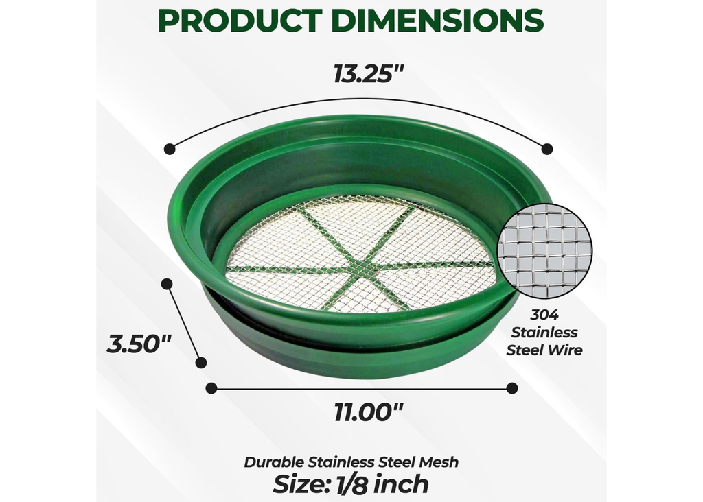 Worm Castings Sifter Set