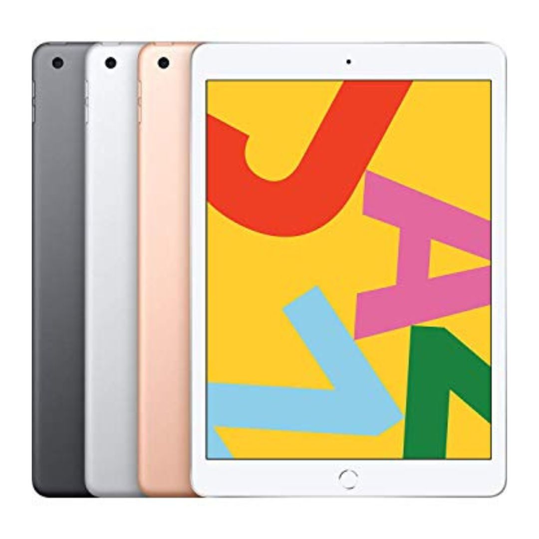 Apple iPad 7th Gen (2019) - WiFi + Cellular 32GB - Silver - MW6X2LL/A