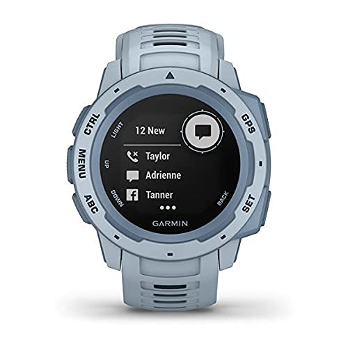 Garmin - Instinct GPS Smartwatch 45mm Fiber-Reinforced Polymer - Sea Foam - 010-02064-64