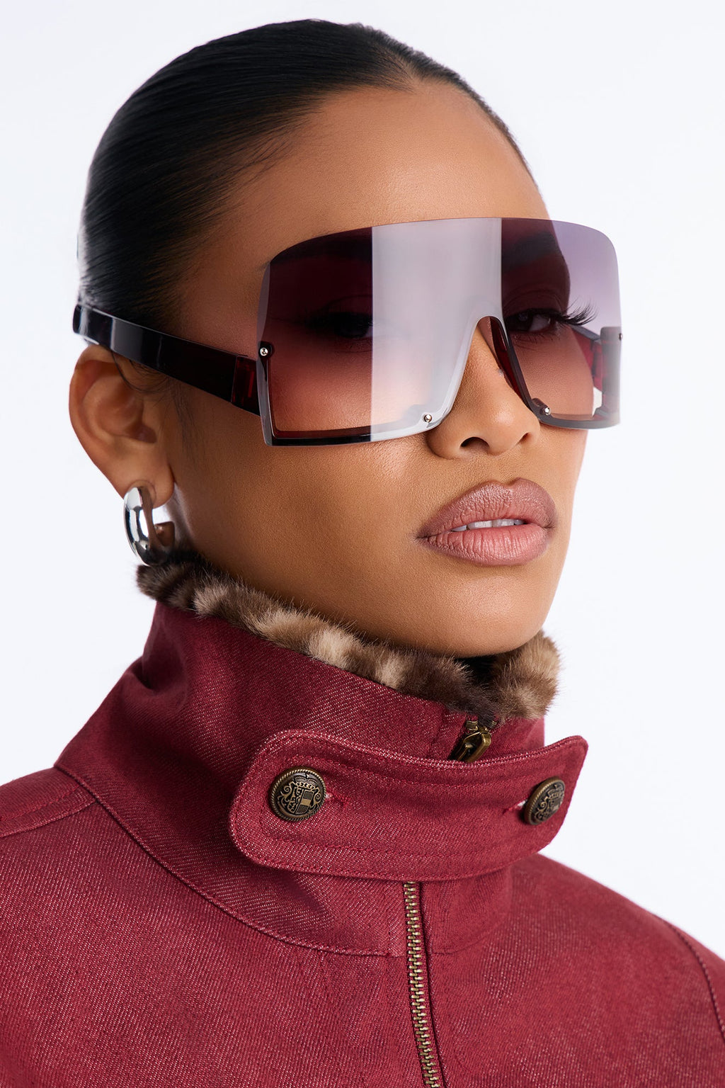 Motion Mode Sunglasses - Burgundy