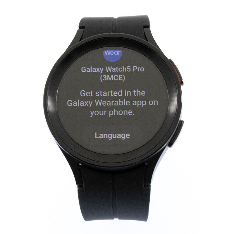 Samsung Galaxy Watch 5 Pro - 45mm - LTE - Black Titanium - SM-R925UZKAXAA