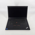 Lenovo ThinkPad T14 Gen 2 Black 2.8 GHz Intel Core i7 11th Gen. 16GB RAM 512GB Solid State Drive
