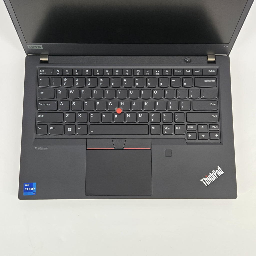 Lenovo ThinkPad T14 Gen 2 Black 2.8 GHz Intel Core i7 11th Gen. 16GB RAM 512GB Solid State Drive